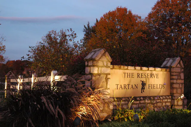 Landscape work in Dublin, Ohio