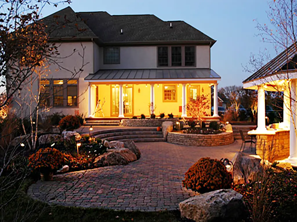 Side of house and patio